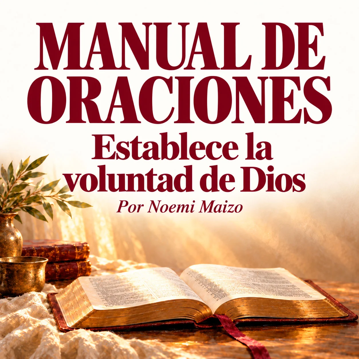Portada del Manual de Oraciones – Establece la Voluntad de Dios